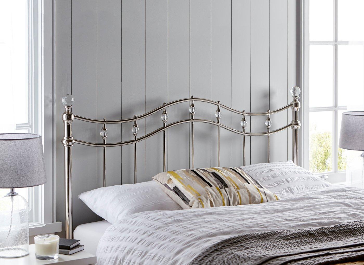 Louis Headboard 5’0 King SILVER Bed Sava