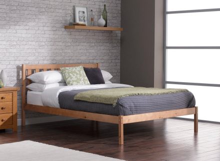 Sandhurst Pine Wooden Bed Frame 4 6, Cavill Grey Fabric King Size Bed Frame