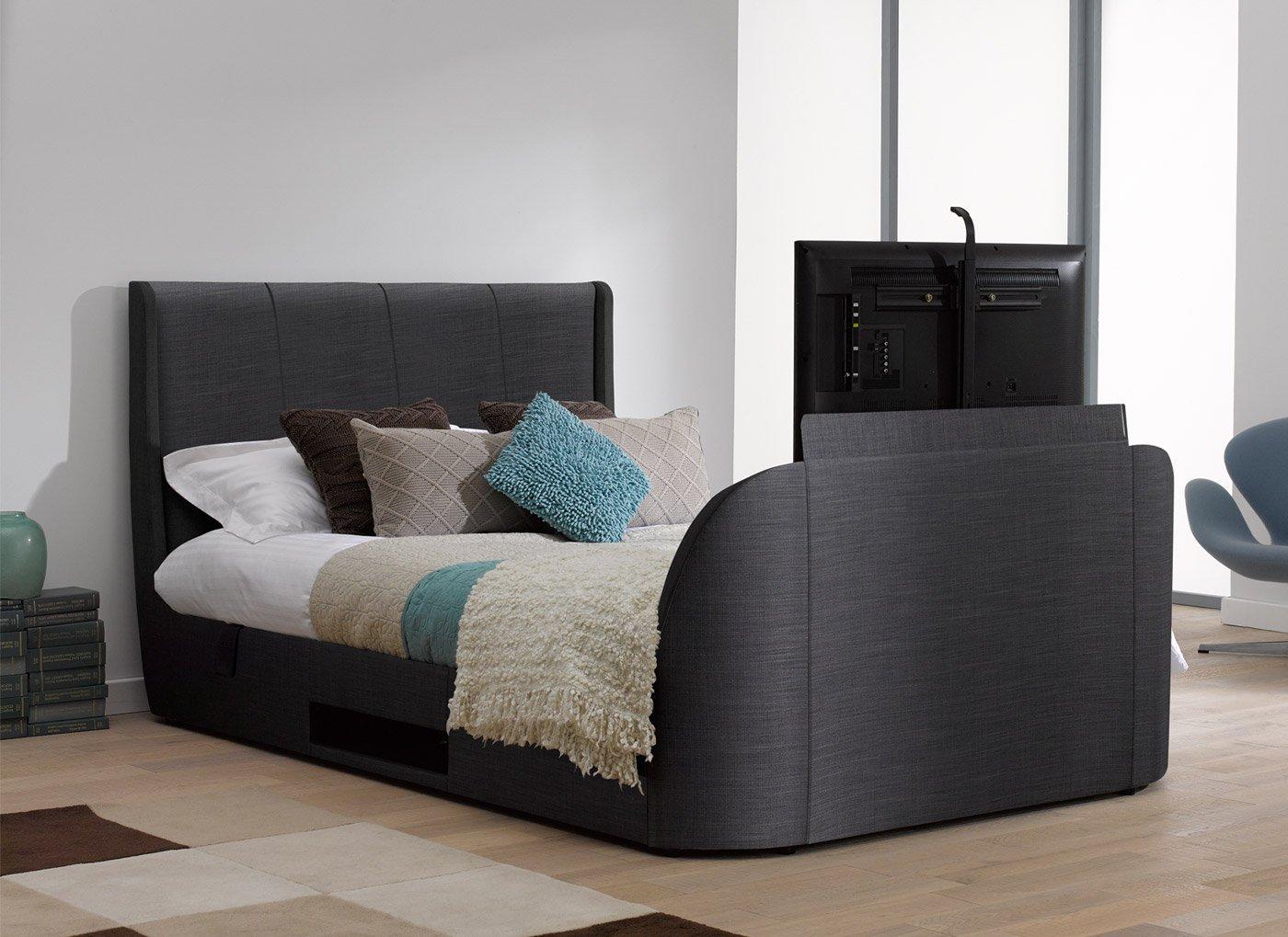Fabric tv bed