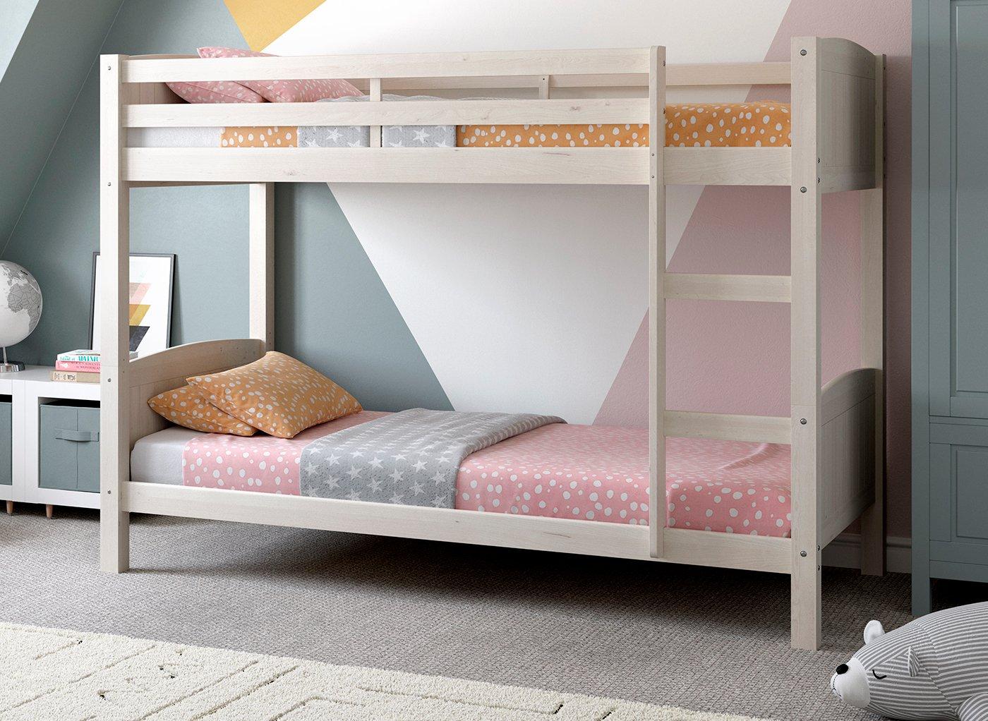 Mars Wooden Bunk Bed White Sava, Old Bunk Beds White