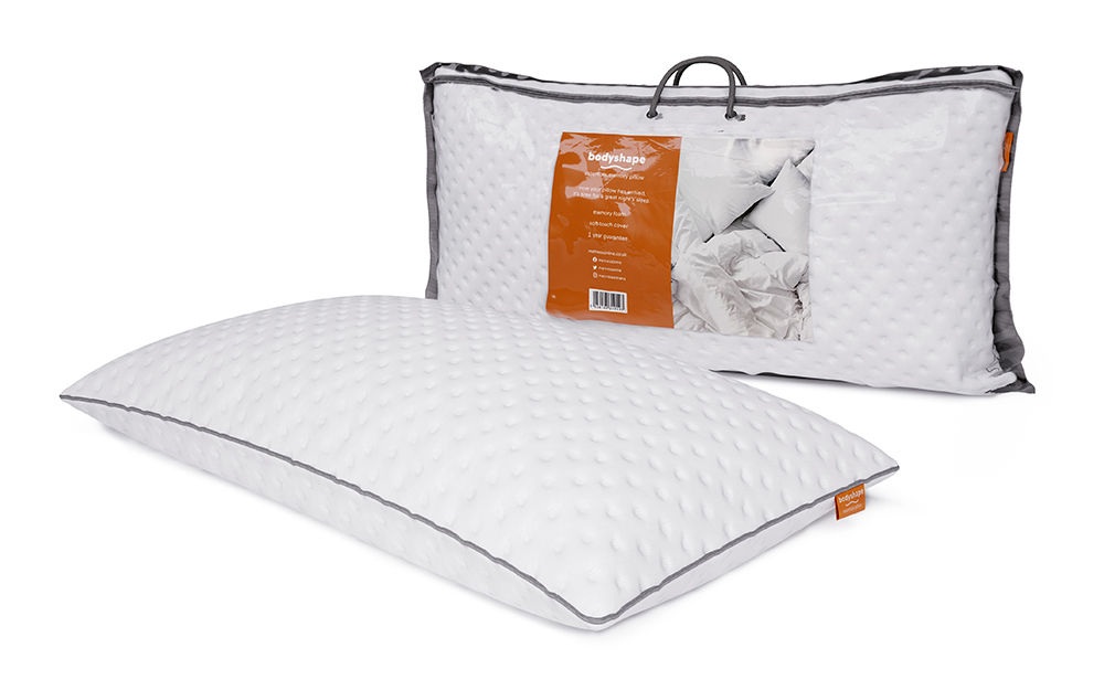 Bodyshape Essentials Memory Foam Pillow, Standard Pillow Size