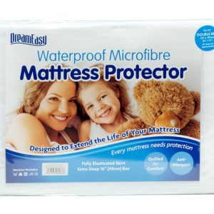 Dreameasy Luxury Waterproof Mattress Protector Double | Bed Sava