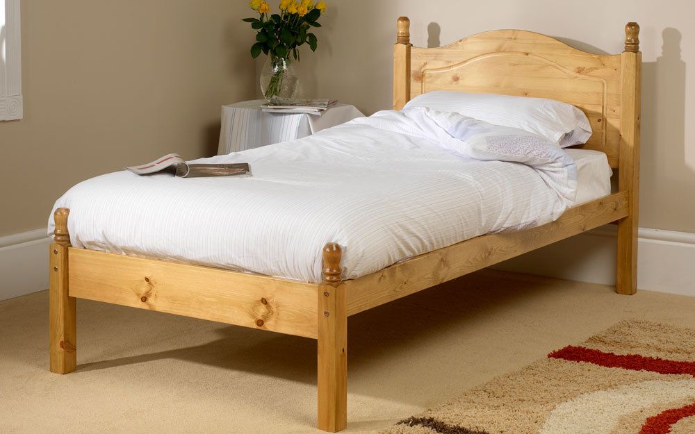 Friendship Mill Orlando Wooden Bed Frame Small Single No Storage Low Foot End | Bed Sava
