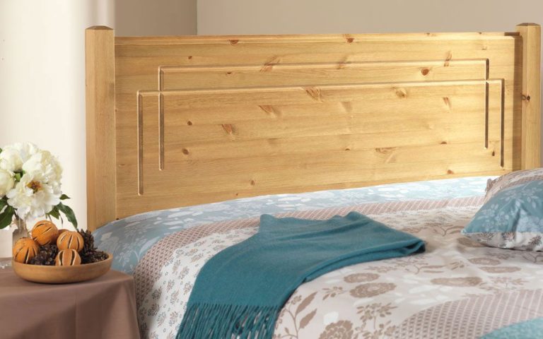 Friendship Mill Vegas Solid Pine Wooden Headboard Small Double | Bed Sava