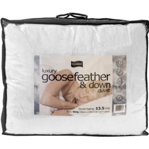 Luxury 135 Tog Hungarian Goosefeather and Down Duvet King Size | Bed Sava