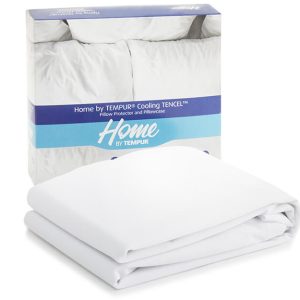 HOME by TEMPUR Cooling Tencel Pillow Protector Standard Pillow Size | Bed Sava