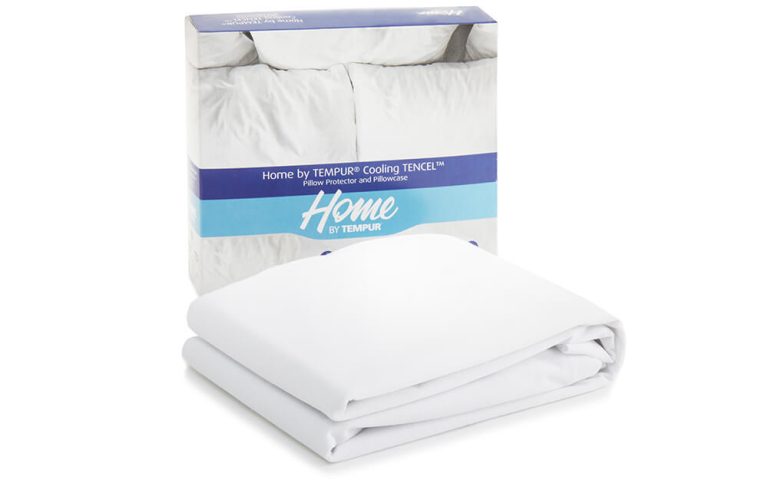 HOME by TEMPUR Cooling Tencel Pillow Protector Standard Pillow Size | Bed Sava