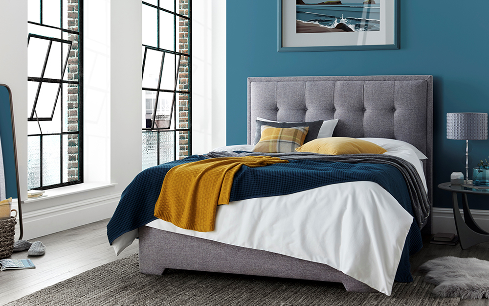 Novo Falcini Ottoman Bed Frame Super King Slate | Bed Sava