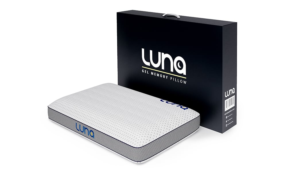 Luna Gel Memory Pillow, Standard Pillow Size