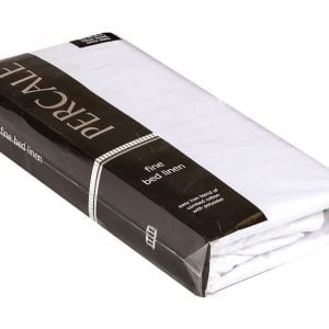 Percale Extra Deep Fitted Sheet Single Grey | Bed Sava