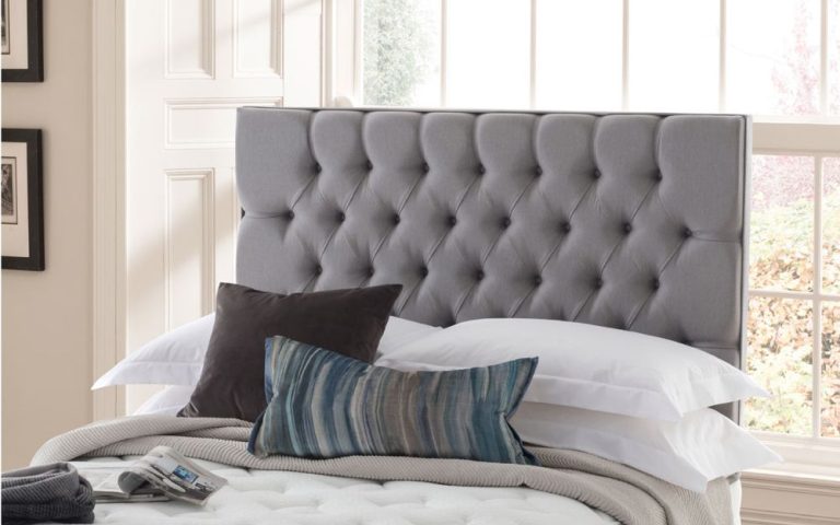 Rest Assured Florence Headboard Double Tan | Bed Sava