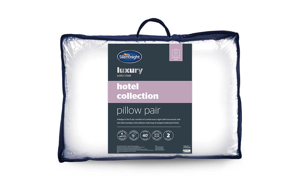 Silentnight Hotel Collection Pillow Pair, Standard Pillow Size