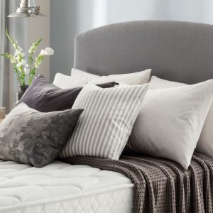 Silentnight Selene Headboard Super King Sandstone | Bed Sava