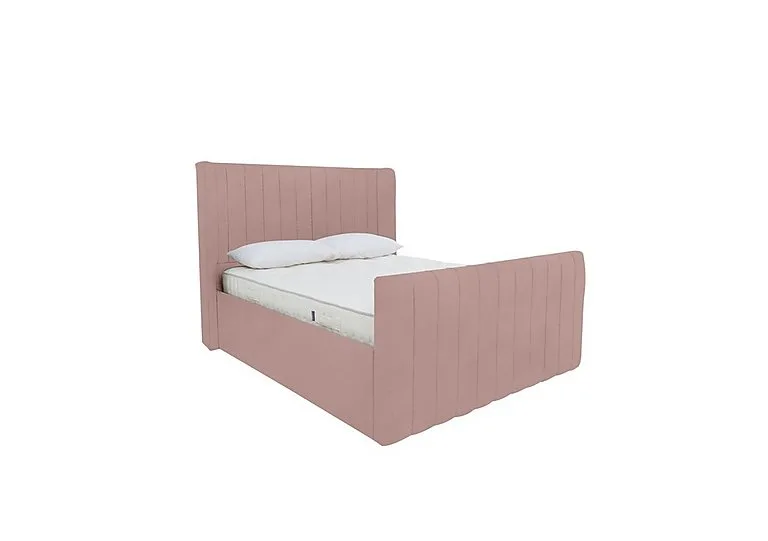 Eira High Foot End Ottoman Bed Frame – Double – Sanderson English ...