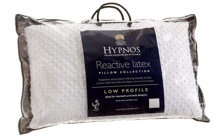 Hypnos Low Profile Latex Pillow Standard Pillow Size | Bed Sava
