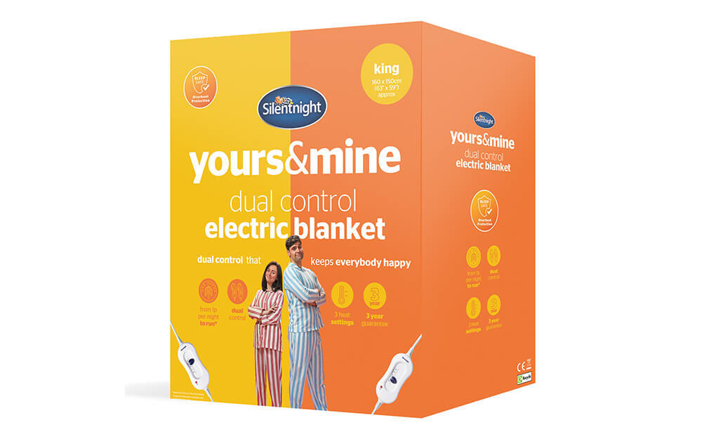 Silentnight Yours and Mine Electric Blanket, King Size