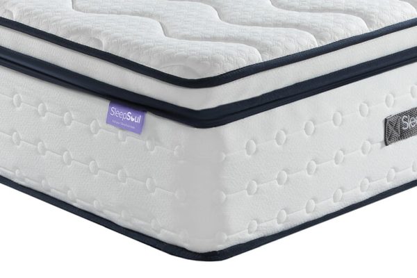 SleepSoul Space 2000 Pocket Memory Pillow Top Mattress King Size | Bed Sava