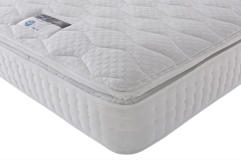 Silentnight 2000 Mirapocket Pillow Top Mattress Super King | Bed Sava