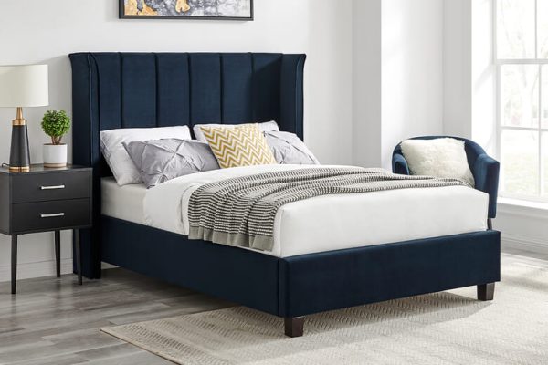 Catania Upholstered Bed Limelight Emerald Green King Size | Bed Sava