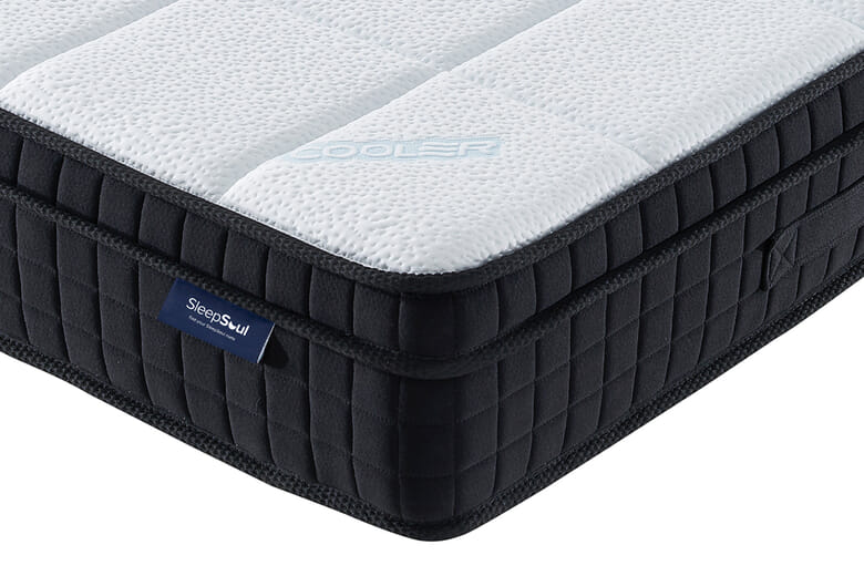 SleepSoul Cooler Ortho 4000 Series Pocket Gel Mattress, European Single