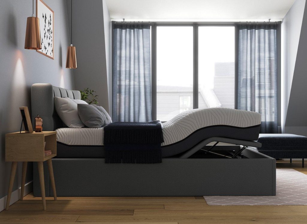 Ergomotion Ottoman Grey  50 King | Bed Sava