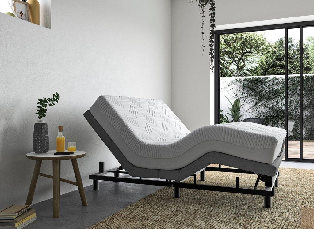 Sleepmotion 400i Adjustable Bed Frame  30 Single  Grey | Bed Sava