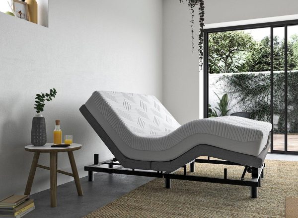 Sleepmotion 400i Adjustable Bed Frame  30 Single  Grey | Bed Sava