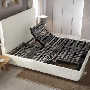 TEMPUR Wave Arc Adjustable Bed Frame  60 Super King  White | Bed Sava