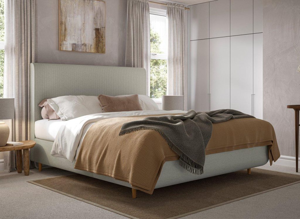 TEMPUR Wave Arc Static Bed Frame - 6'0 Super King - Grey