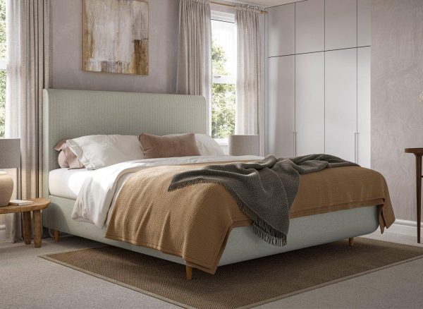 TEMPUR Wave Arc Static Bed Frame  60 Super King  Grey | Bed Sava