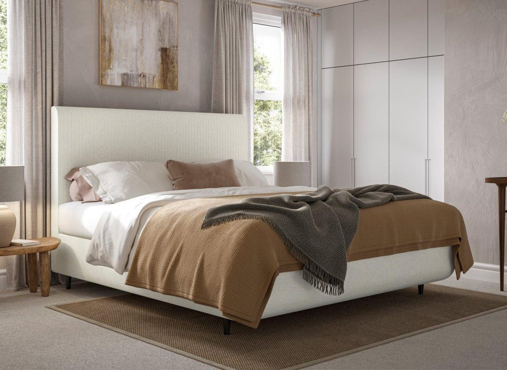 TEMPUR Wave Arc Static Bed Frame - 6'0 Super King - White