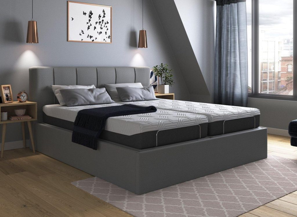 Ergomotion Ottoman Grey  60 Super King | Bed Sava