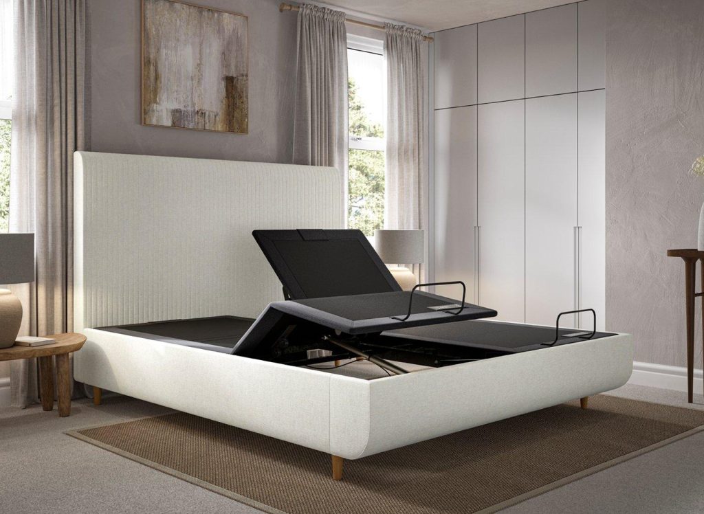 TEMPUR Wave Arc Smart Bed Frame - 6'0 Super King - White