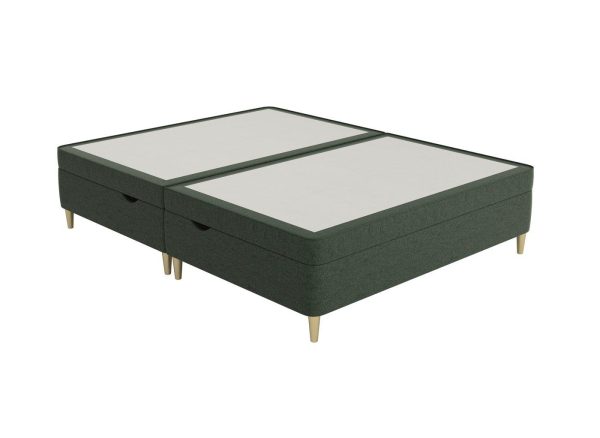 Therapur Slimline Ottoman  46 Double  Green | Bed Sava
