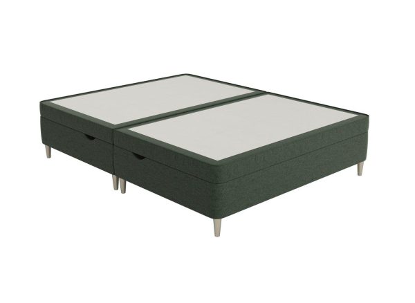 Therapur Slimline Ottoman  40 Small Double  Green | Bed Sava