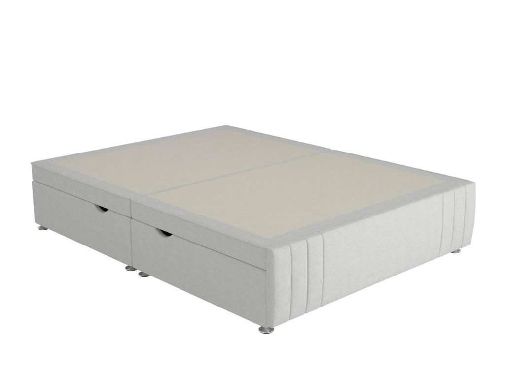 Sleepeezee Novara Ottoman Divan Bed Base  60 Super King  Silver | Bed Sava