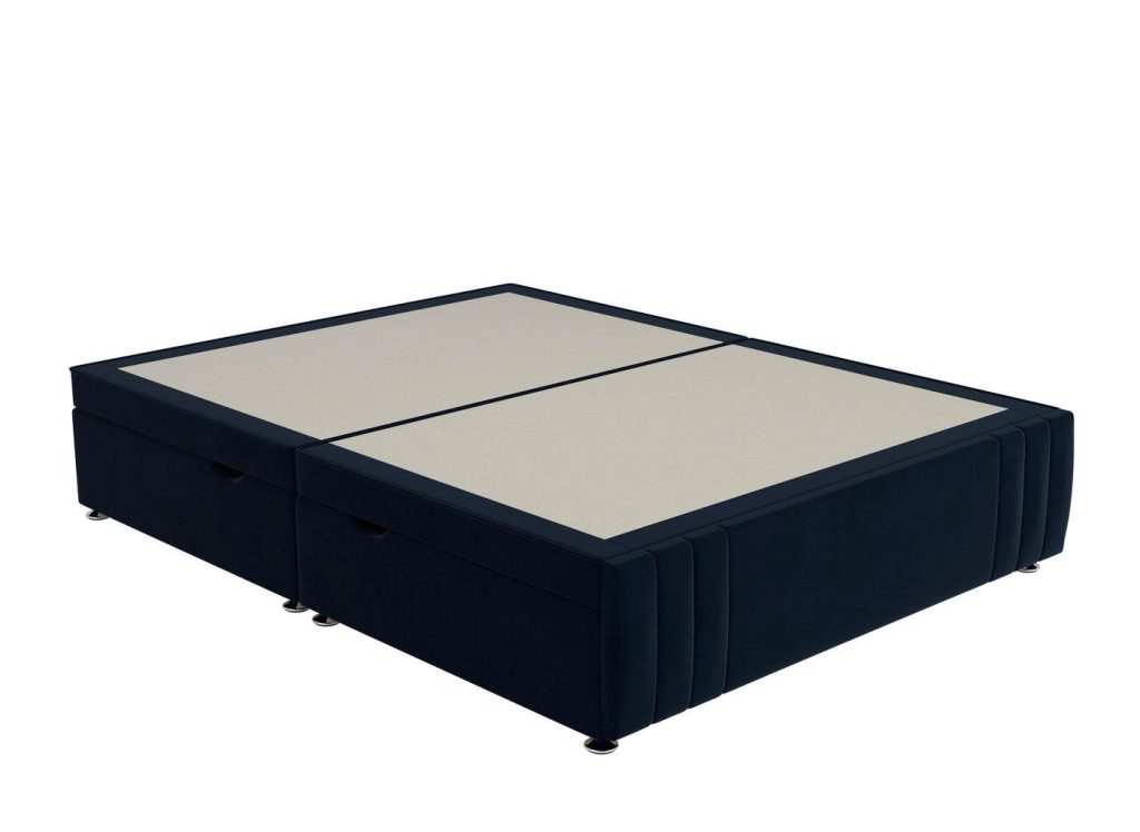 Sleepeezee Novara Ottoman Divan Bed Base  60 Super King  Blue | Bed Sava