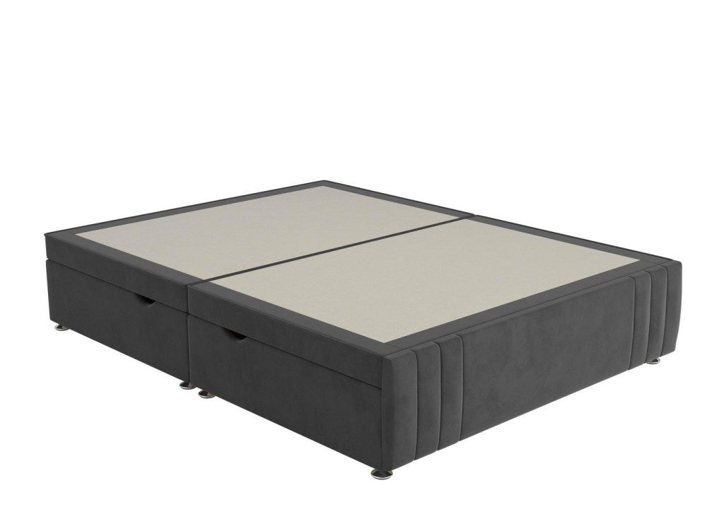 Sleepeezee Novara Ottoman Divan Bed Base  60 Super King  Grey | Bed Sava