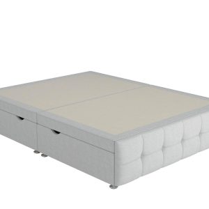 Sleepeezee Pompeii Ottoman Divan Bed Base  50 King  Silver | Bed Sava