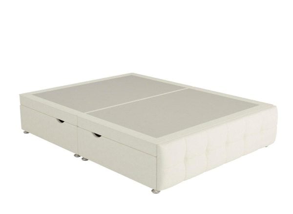 Sleepeezee Pompeii Ottoman Divan Bed Base  46 Double  Cream | Bed Sava