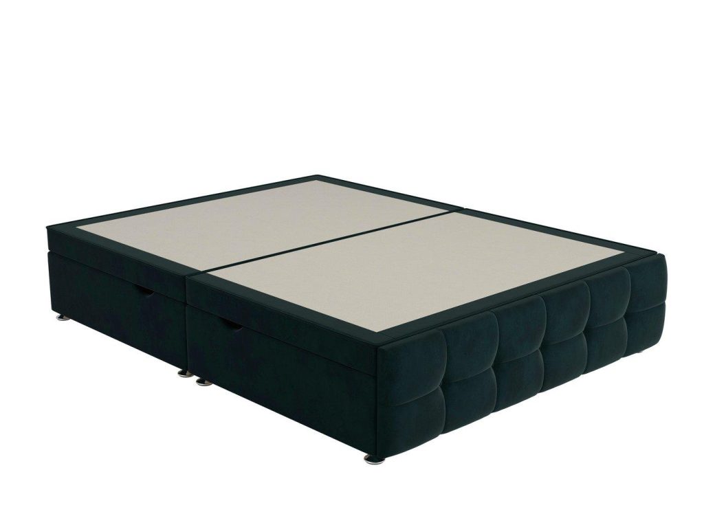 Sleepeezee Pompeii Ottoman Divan Bed Base  50 King  Green | Bed Sava
