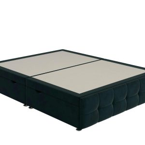 Sleepeezee Pompeii Ottoman Divan Bed Base  50 King  Green | Bed Sava