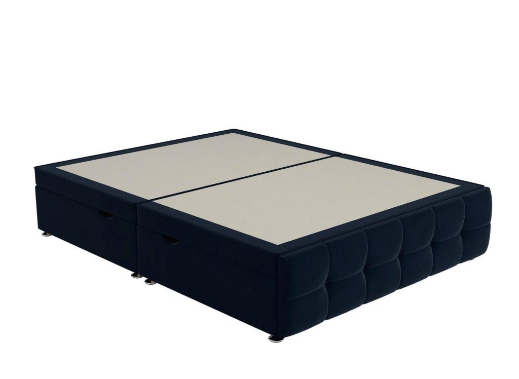 Sleepeezee Pompeii Ottoman Divan Bed Base  50 King  Blue | Bed Sava