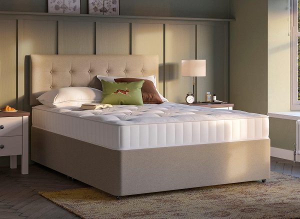 Dreams Workshop Divan Bed Base  46 Double  Beige | Bed Sava