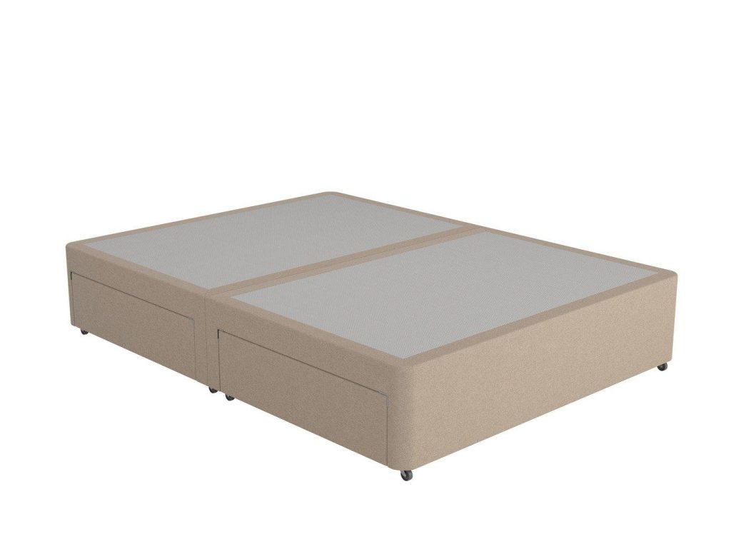 Dreams Workshop Divan Bed Base  50 King  Beige | Bed Sava