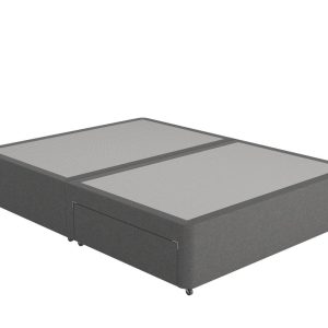 Dreams Workshop Divan Bed Base  50 King  Grey | Bed Sava