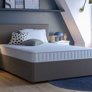 Dreams Workshop Divan Bed Base  40 Small Double  Grey | Bed Sava