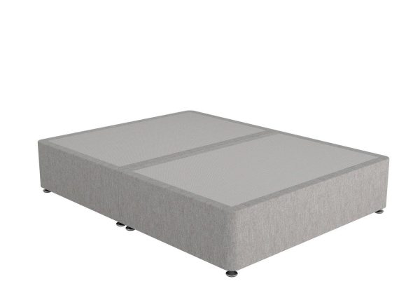 Dream Team Divan Bed Base  46 Double  Grey | Bed Sava