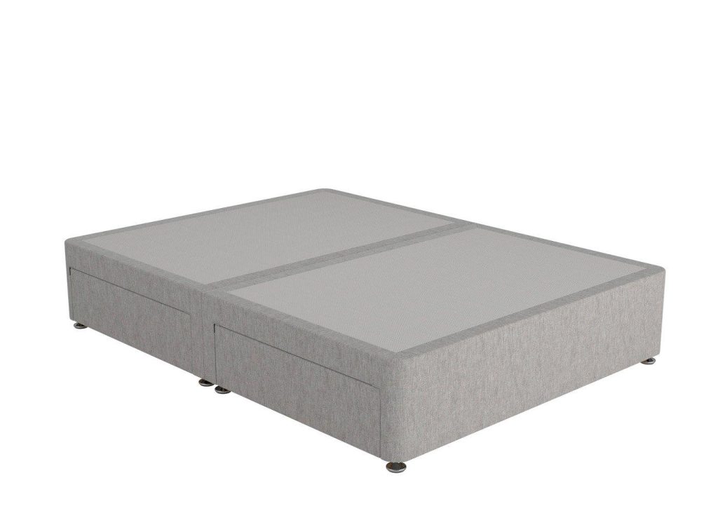 Dream Team Divan Bed Base  40 Small Double  Grey | Bed Sava