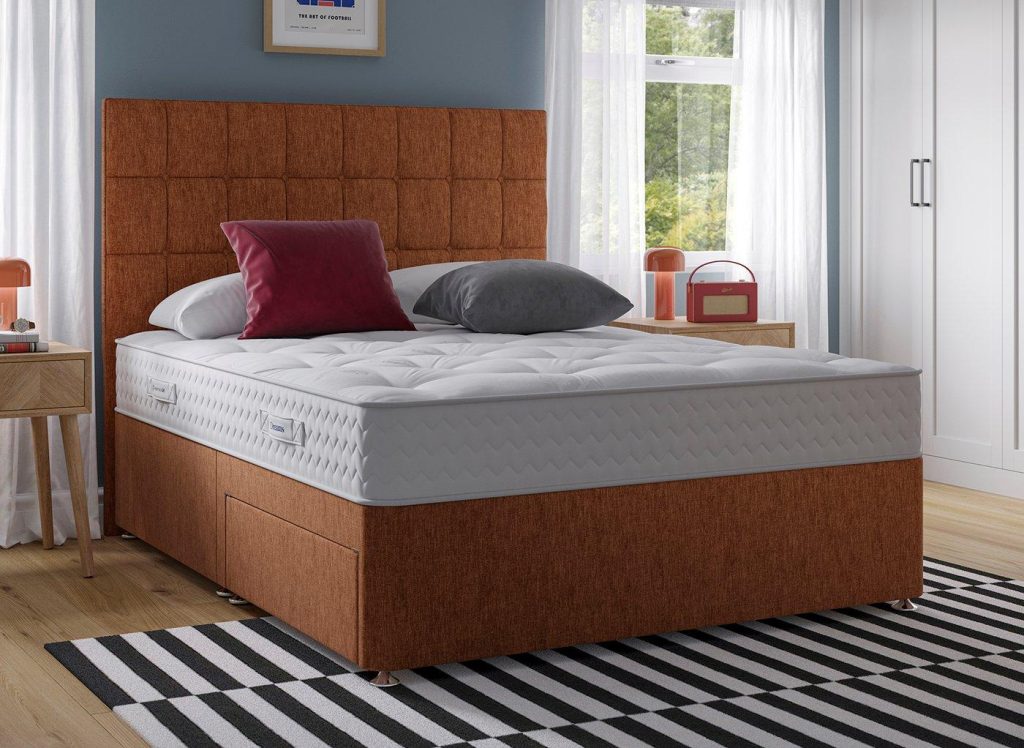 Dream Team Divan Bed Base  50 King  Orange | Bed Sava
